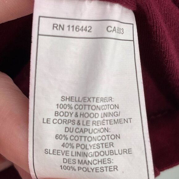 2/$30 Dravus Colorblock Red Full Zip Hooded Long Sleeve Jacket Women's Medium - Picture 10 of 11